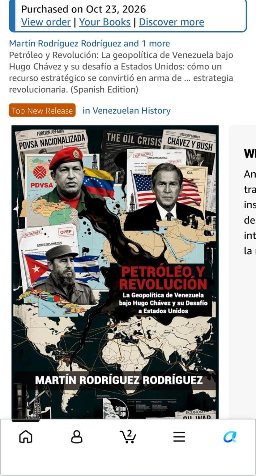 Viber Web Login «Petróleo y Revolución» de Martín Rodríguez Rodríguez alcanza el Top ...
